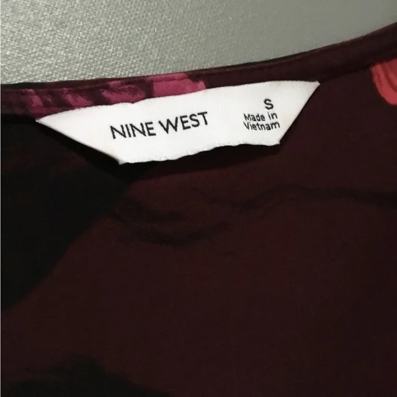 Nine West Abstract Blouse Top - Picture 4 of 5